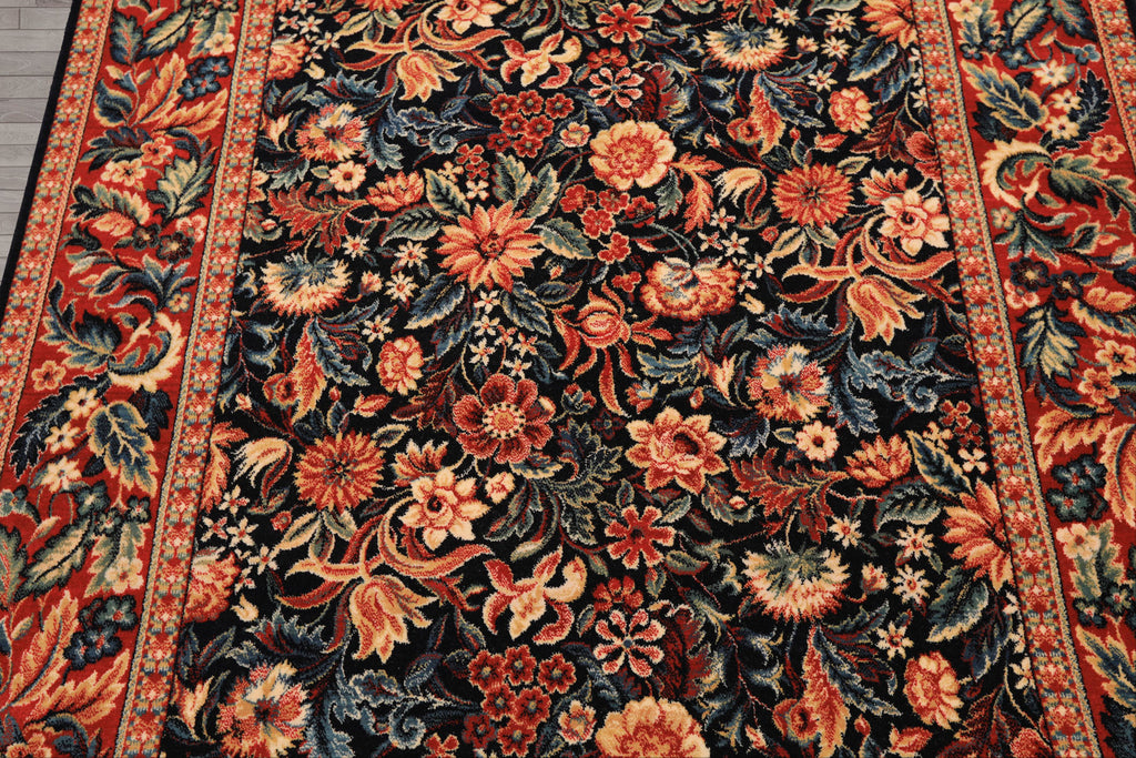 4x7 Midnight Blue Burnt Orange Persian Traditional New Zealand Wool ...