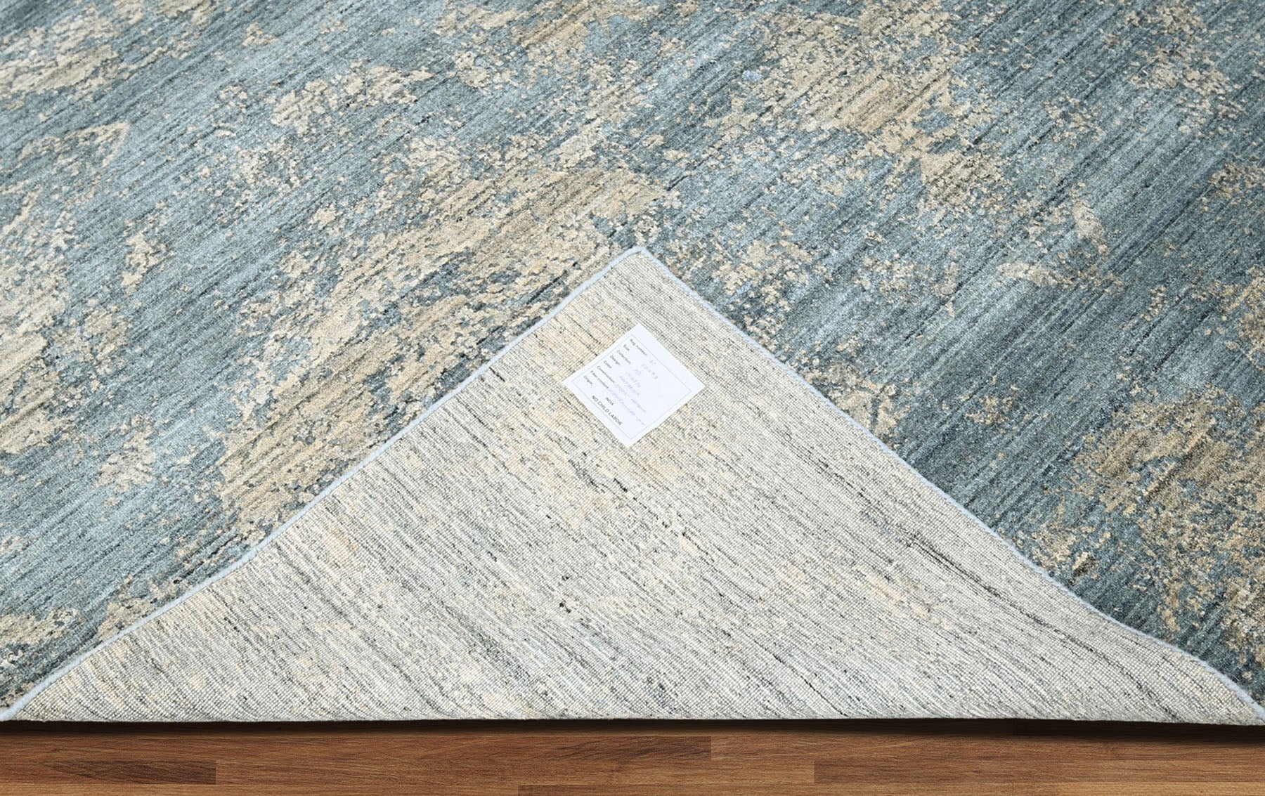 Celadon Beige Multi Size Hand Knotted Persian Wool/Bamboo Silk ...