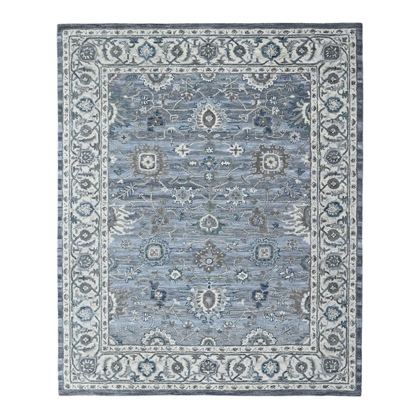 Multi Size Light Blue Gray Beige Color Hand Tufted Handmade Wool Modern & Contemporary Oriental Rug