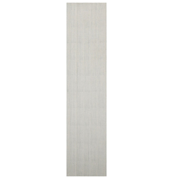 Multi Size Ivory  Light Blue Color Hand Loomed Flatweave Wool Modern Oriental Rug