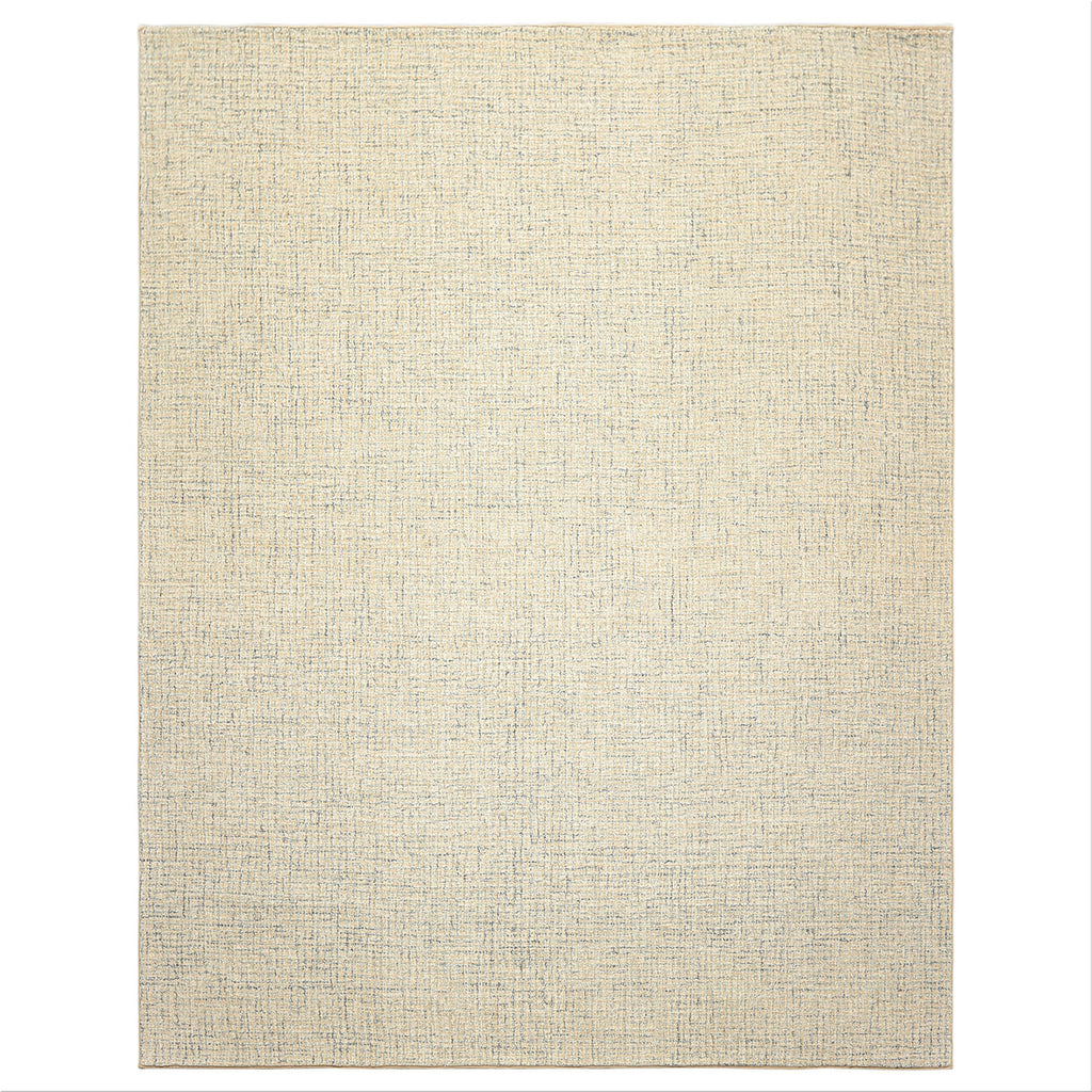 Multi Size Ivory Beige Blue Color Hand Loomed  Wool Contemporary Oriental Rug
