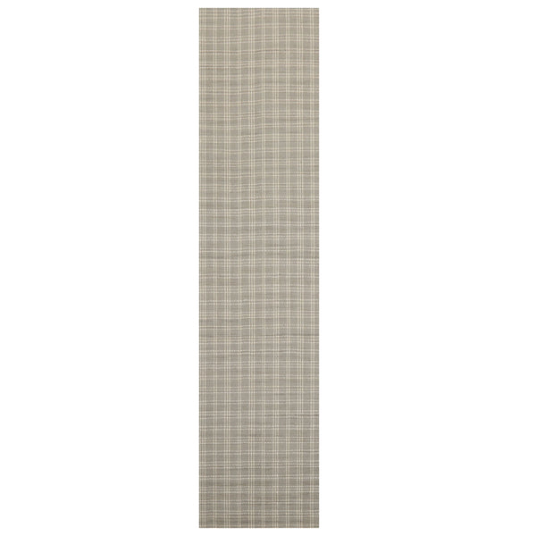 Multi Size Gray Ivory Color Hand Woven Flatweave Wool Modern Oriental Rug