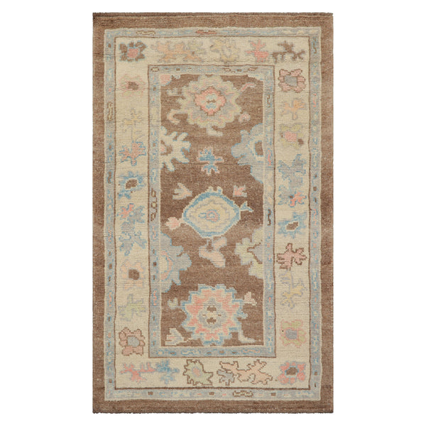 3x5 Camel, Beige, Brown Color Hand Knotted Turkish Wool Arts & Crafts/Mission Oriental Rug