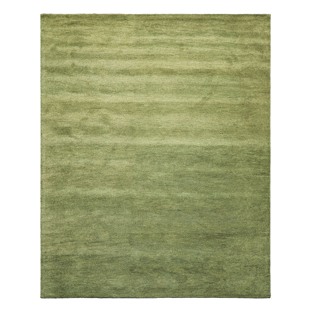8x10 Warm Green, , Color Hand Woven  100% Wool Modern & Contemporary Oriental Rug