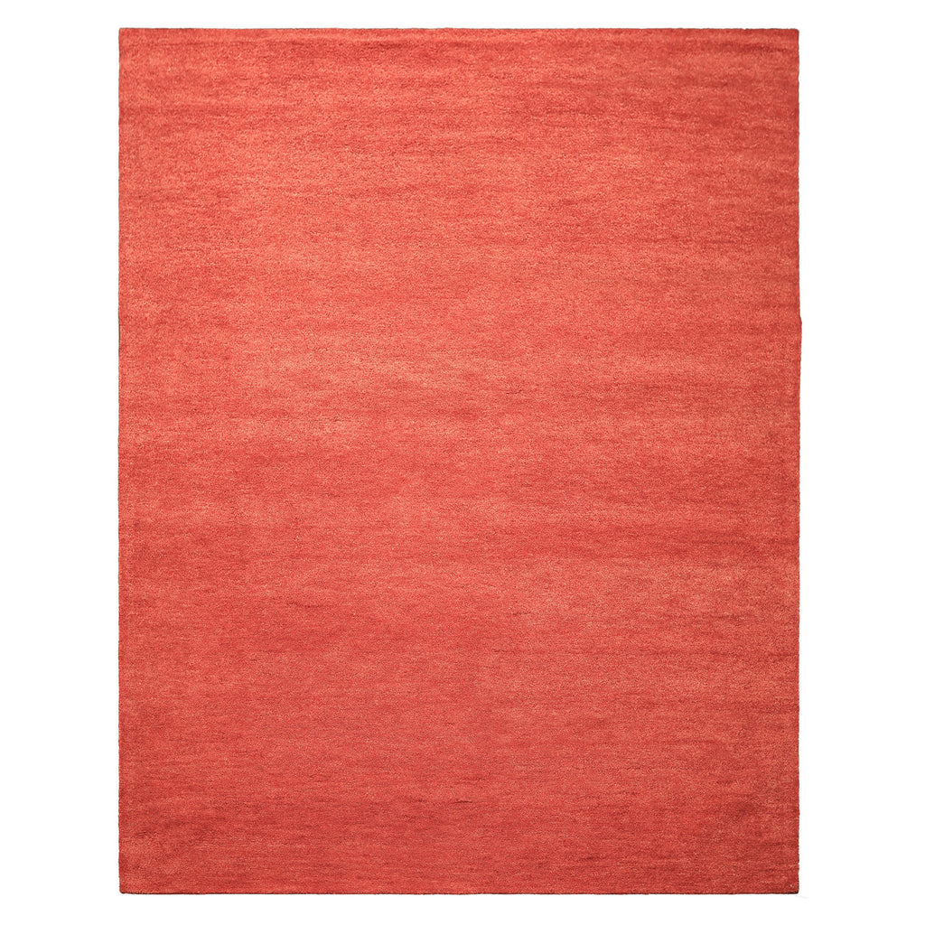 8x10 Coral, , Color Hand Woven  100% Wool Modern & Contemporary Oriental Rug