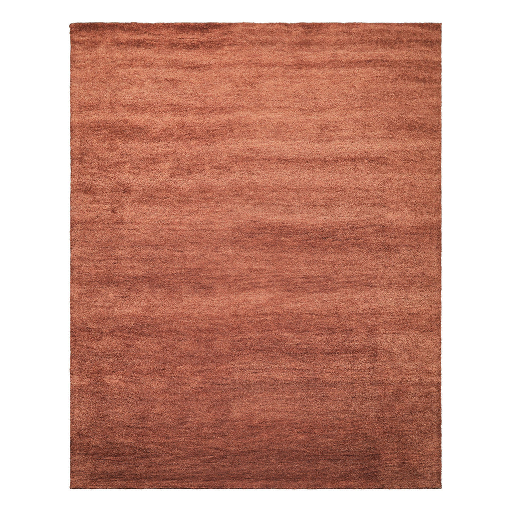 8x10 Rust, , Color Hand Woven  100% Wool Modern & Contemporary Oriental Rug