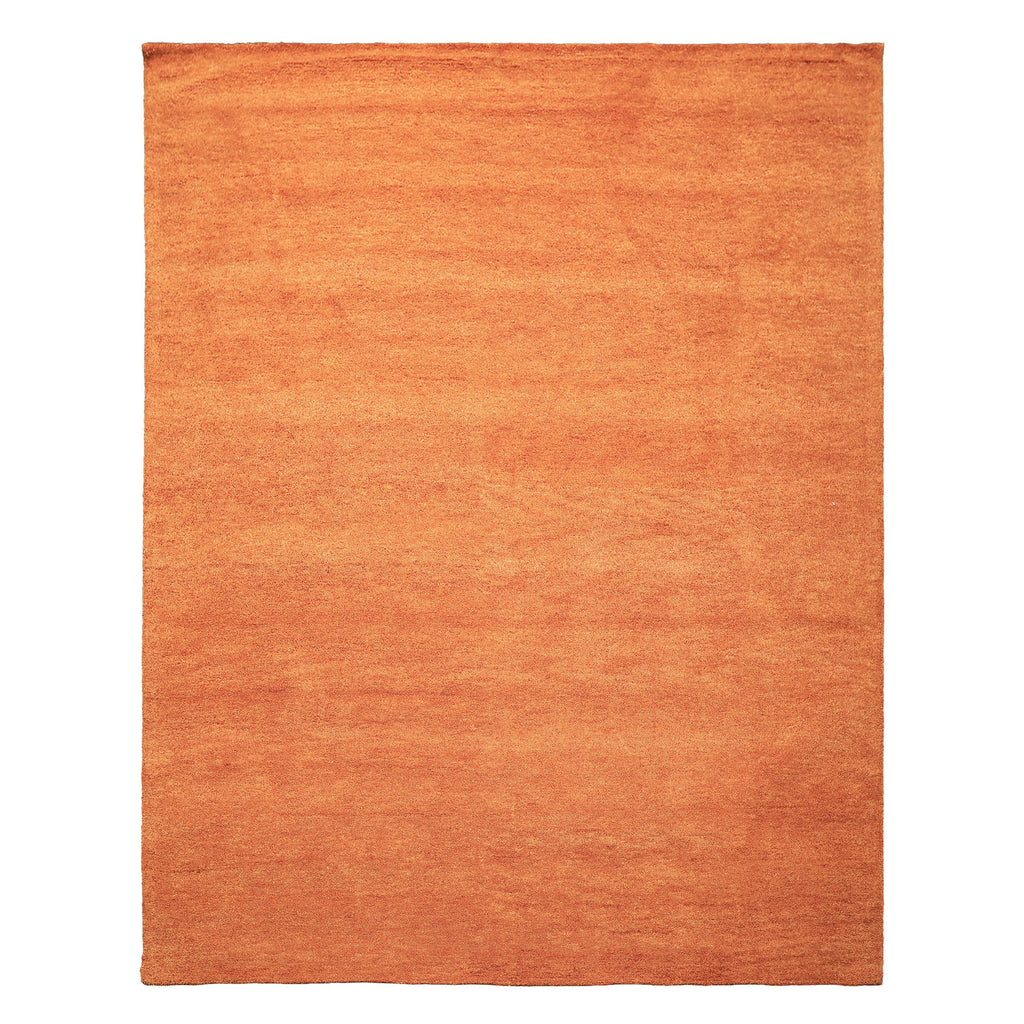 8x10 Burnt Orange, , Color Hand Woven  100% Wool Modern & Contemporary Oriental Rug