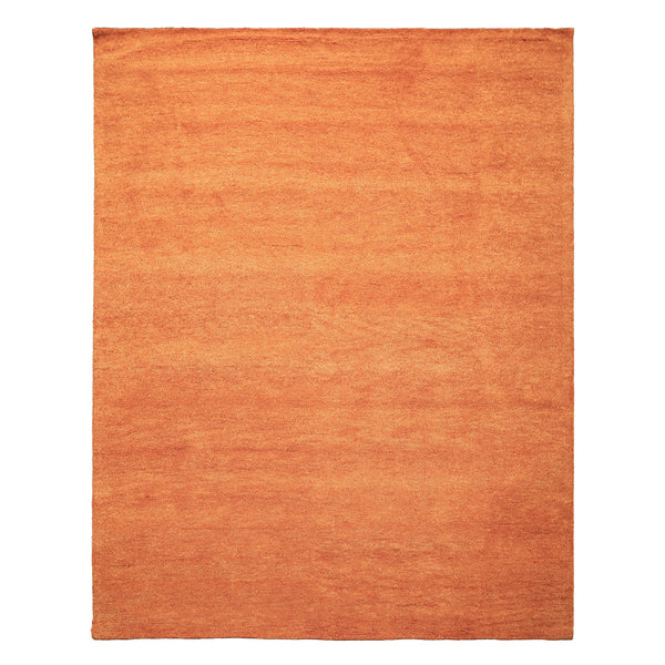 8x10 Burnt Orange, , Color Hand Woven  100% Wool Modern & Contemporary Oriental Rug