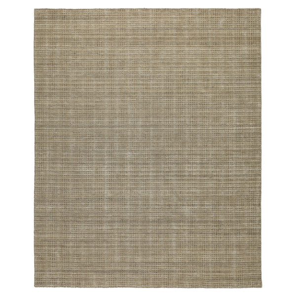 8x10 Tan, Beige, Color Hand Loomed  Wool & Jute Modern & Contemporary Oriental Rug