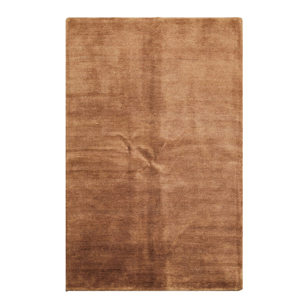 5x8 Mocha, , Color Hand Loomed  Wool Modern & Contemporary Oriental Rug