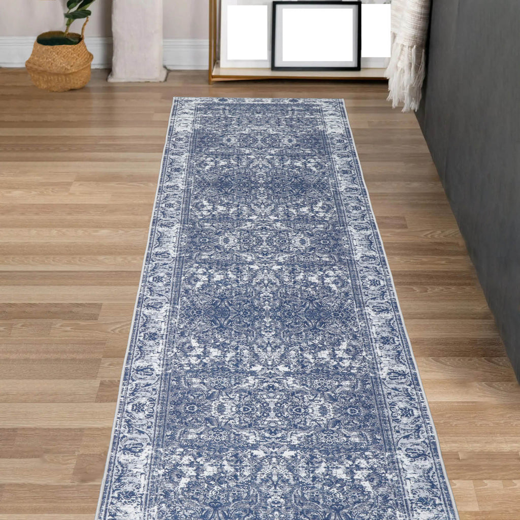 Multi Size Graphite Gray Off White Color Machine Made Flatweave Polyester Traditional Oriental Rug