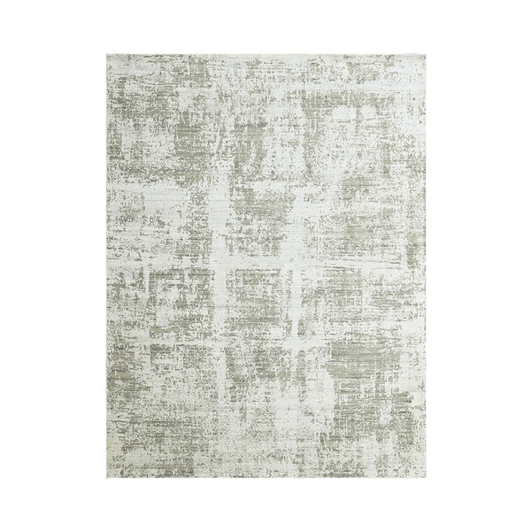 Multi Size Ivory Gray Beige Color Hand Knotted All-Over 100% Wool Modern & Contemporary Oriental Rug