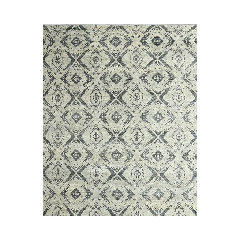 Multi Size Tone On Tone Gray Color Hand Knotted All-Over 100% Wool Modern & Contemporary Oriental Rug