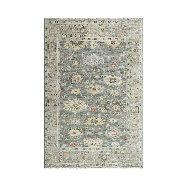 Multi Size Gray Beige Brown Color Hand Knotted All-Over 100% Wool Traditional Oriental Rug