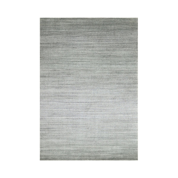 Multi Size Tone On Tone Gray Gray Silver Color Hand Knotted All-Over 100% Wool Modern & Contemporary Oriental Rug