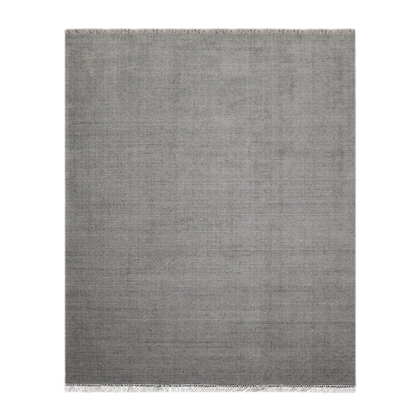 Multi Size Ash Gray Color Hand Loomed All-Over 100% Wool Modern & Contemporary Oriental Rug