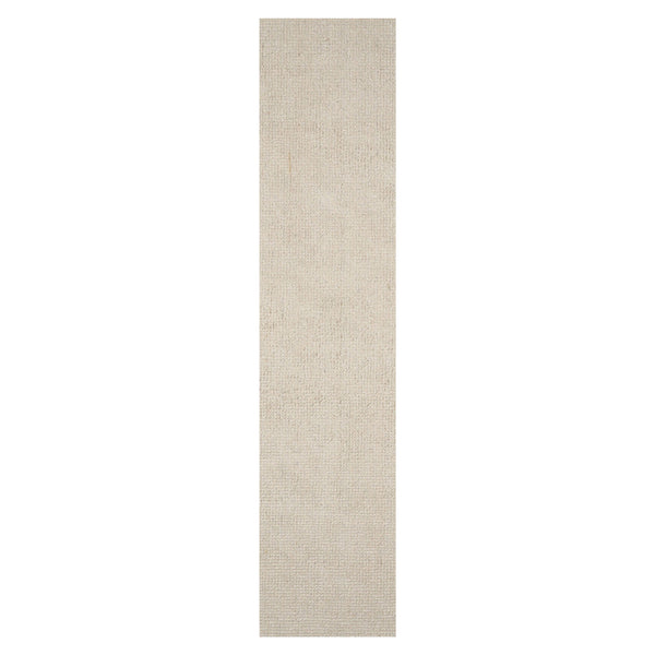 Multi Size Ivory Color Hand Tufted Textured New Zealand Wool Contemporary Oriental Rug