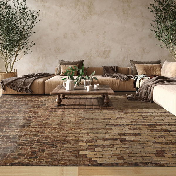 10x14 Beige, Tan, Brown Color Hand Knotted Peshawar Wool Traditional Oriental Rug