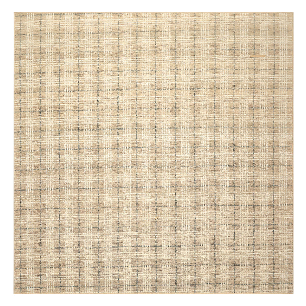 Multi Size Taupe Ivory Teal Color Hand Loomed  Wool Contemporary Oriental Rug