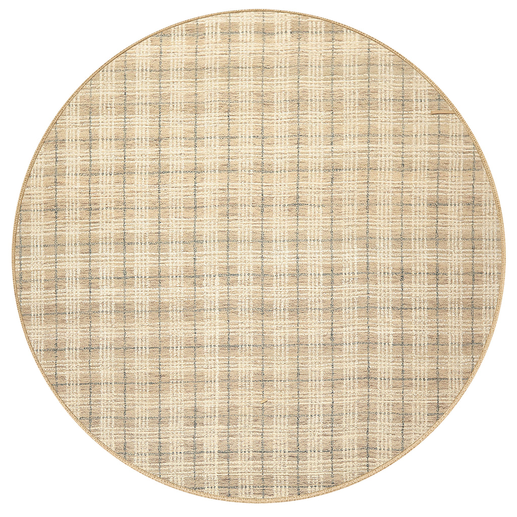 Multi Size Taupe Ivory Teal Color Hand Loomed  Wool Contemporary Oriental Rug