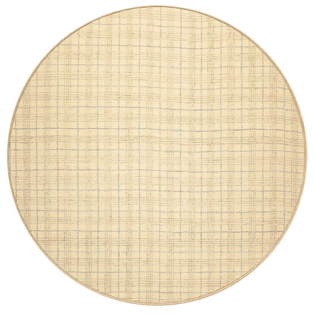 Multi Size Ivory Beige Slate Color Hand Loomed  Wool Contemporary Oriental Rug