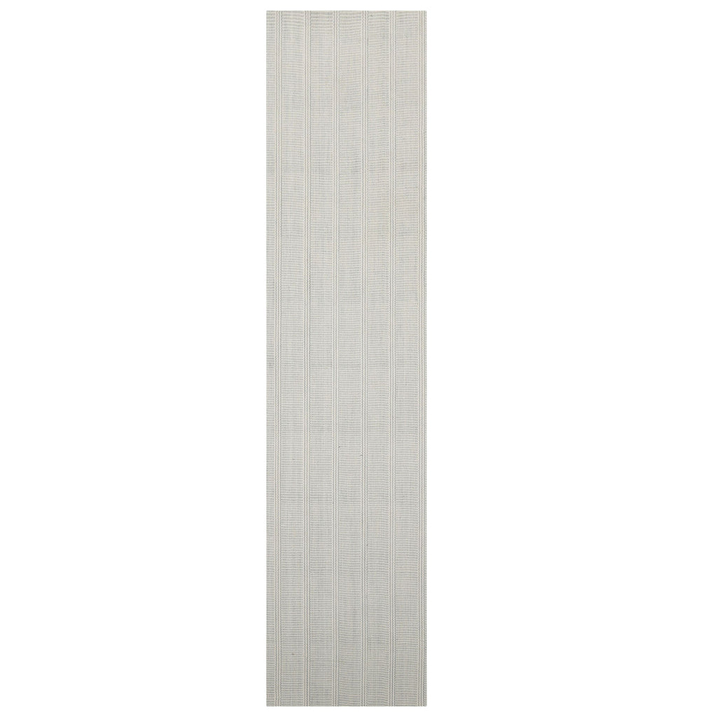 Multi Size Ivory  Light Blue Color Hand Loomed Flatweave Wool Modern Oriental Rug