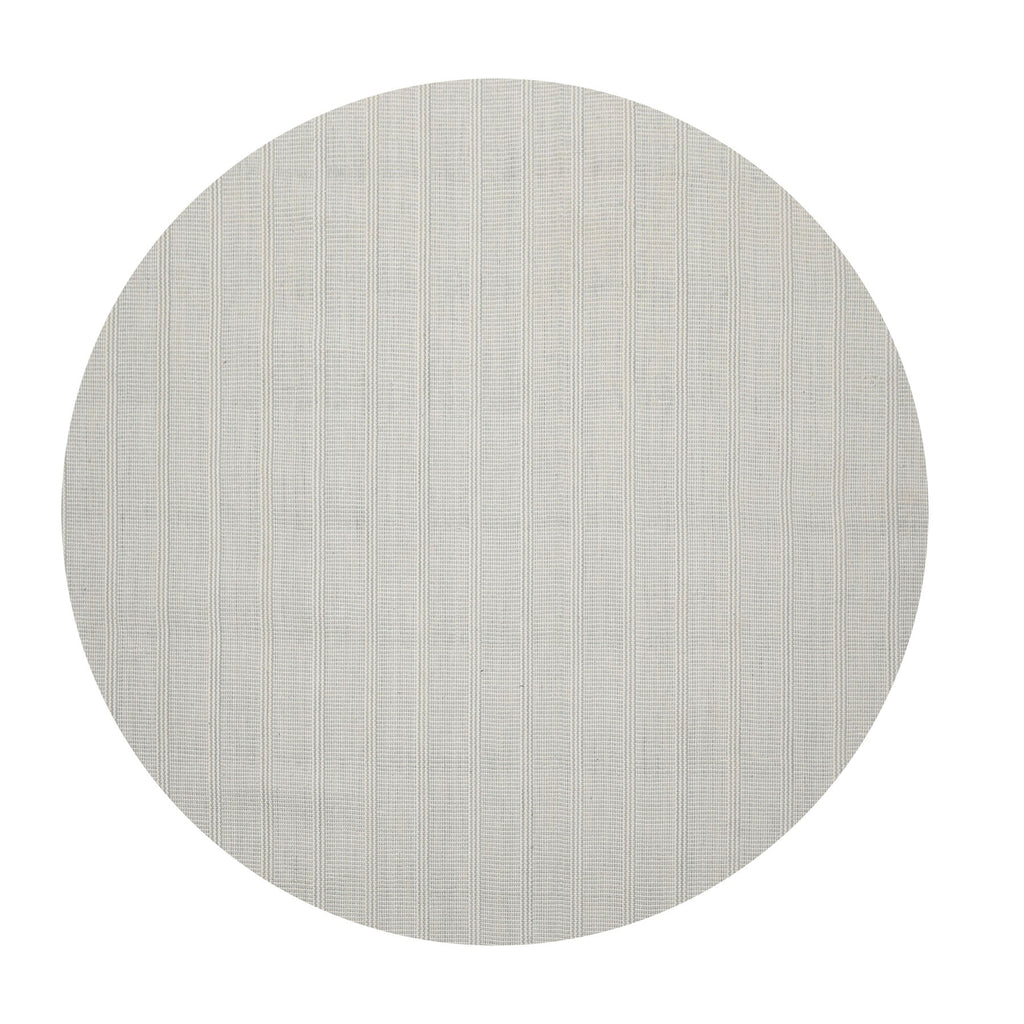 Multi Size Ivory  Light Blue Color Hand Loomed Flatweave Wool Modern Oriental Rug