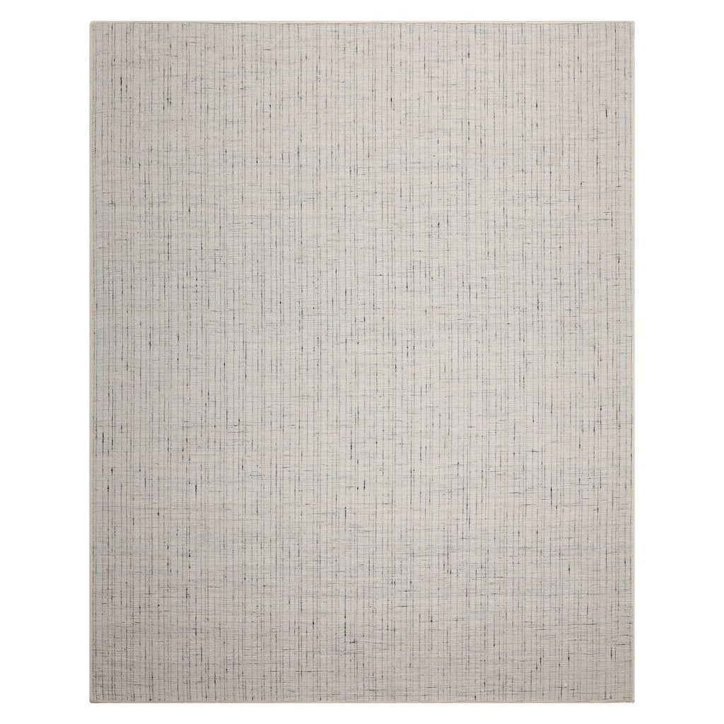 Multi Size Ivory  Gray Beige Color Hand Loomed Flatweave Wool and Polyster Modern Oriental Rug