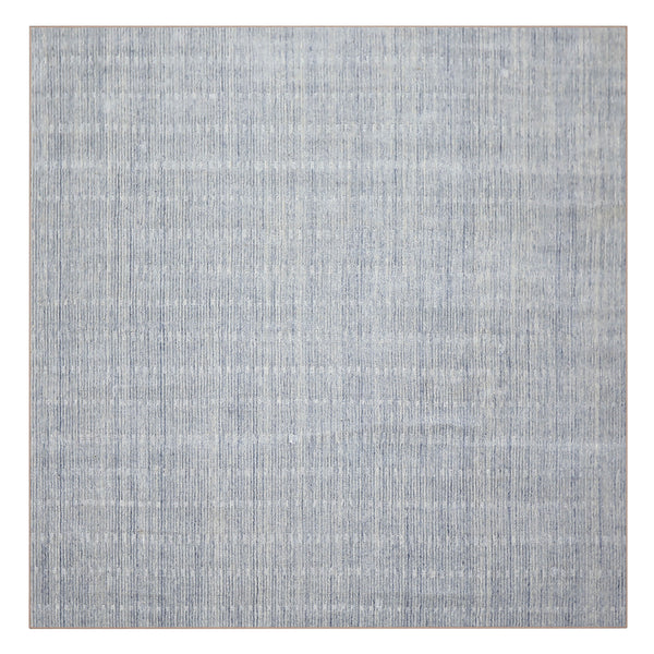 Multi Size Slate Blue Color Hand Loomed  Wool Contemporary Oriental Rug