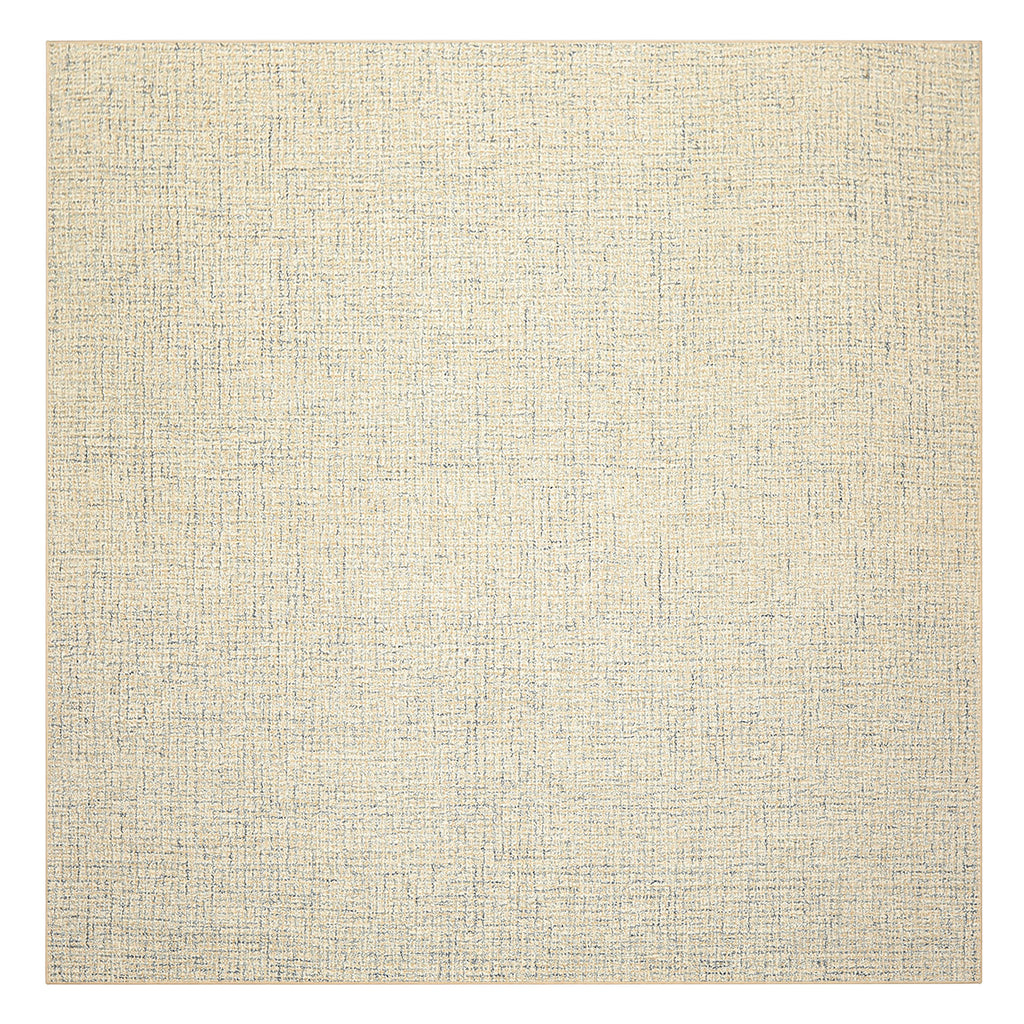 Multi Size Ivory Beige Blue Color Hand Loomed  Wool Contemporary Oriental Rug