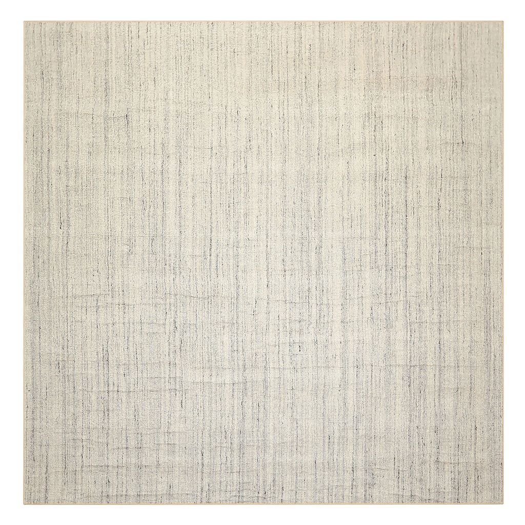 LoomBloom Multi Size Ivory Gray Contemporary Wool Hand Loomed Oriental Area Rug