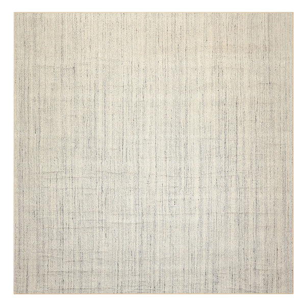 LoomBloom Multi Size Ivory Gray Contemporary Wool Hand Loomed Oriental Area Rug