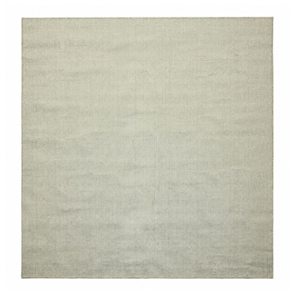 Multi Size Celadon Gray Color Hand Loomed Berber Wool Contemporary Oriental Rug