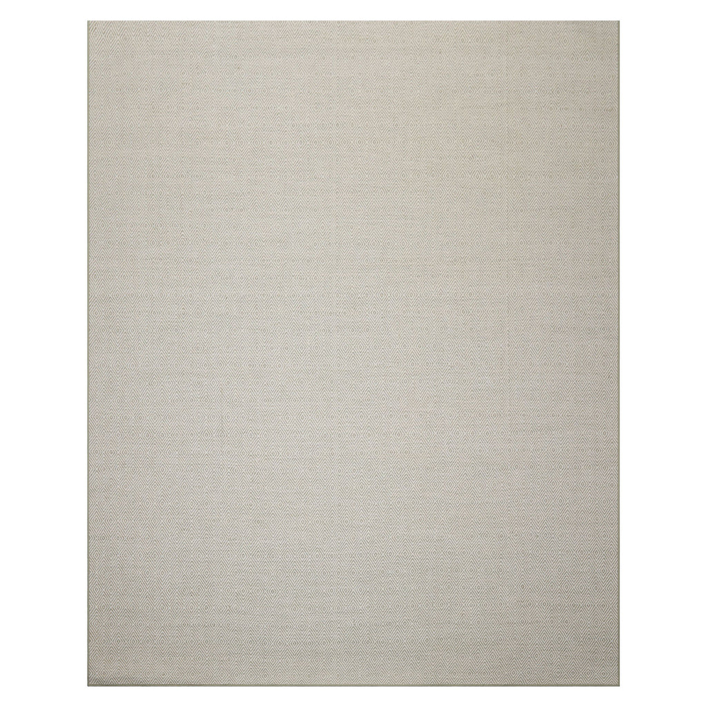 Multi Size White Sage Color Hand Loomed Flatweave Wool Modern Oriental Rug