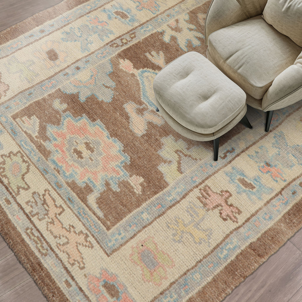 3x5 Camel, Beige, Brown Color Hand Knotted Turkish Wool Arts & Crafts/Mission Oriental Rug