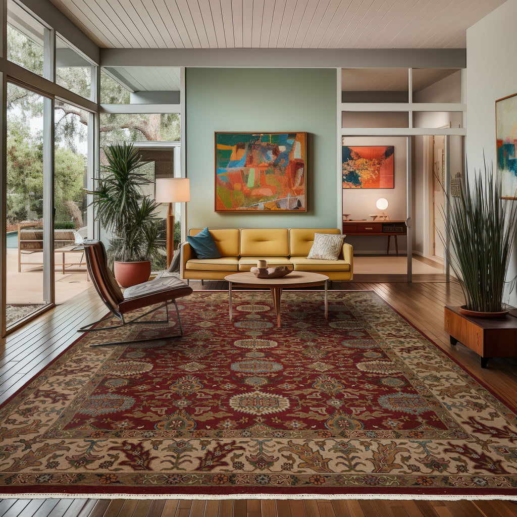 Rust 9'2''x11'11" Soumak Flatweave Traditional Hand Knotted Wool Nourison Nourmak Reversible Oriental Area Rug