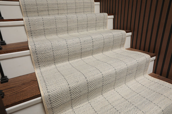 Multi Size Ivory  Gray Color Hand Loomed Flatweave Wool Contemporary Oriental Rug