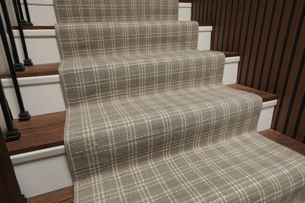 Multi Size Gray Ivory Color Hand Woven Flatweave Wool Modern Oriental Rug