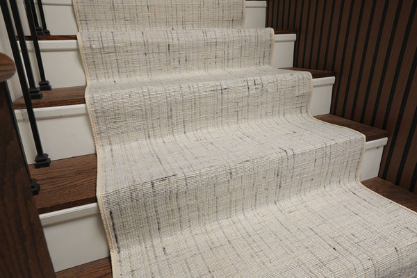 Multi Size Ivory  Gray Beige Color Hand Loomed Flatweave Wool and Polyster Modern Oriental Rug