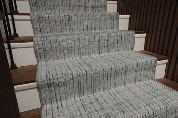 Multi Size Silver Gray Slate Color Hand Woven Flatweave Wool and Polyster Modern Oriental Rug