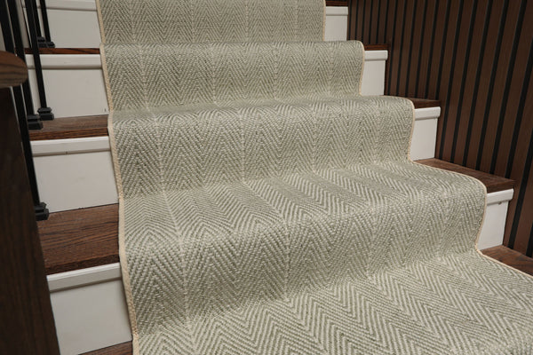 Multi Size Sage Ivory Color Hand Loomed Flatweave Wool Modern Oriental Rug