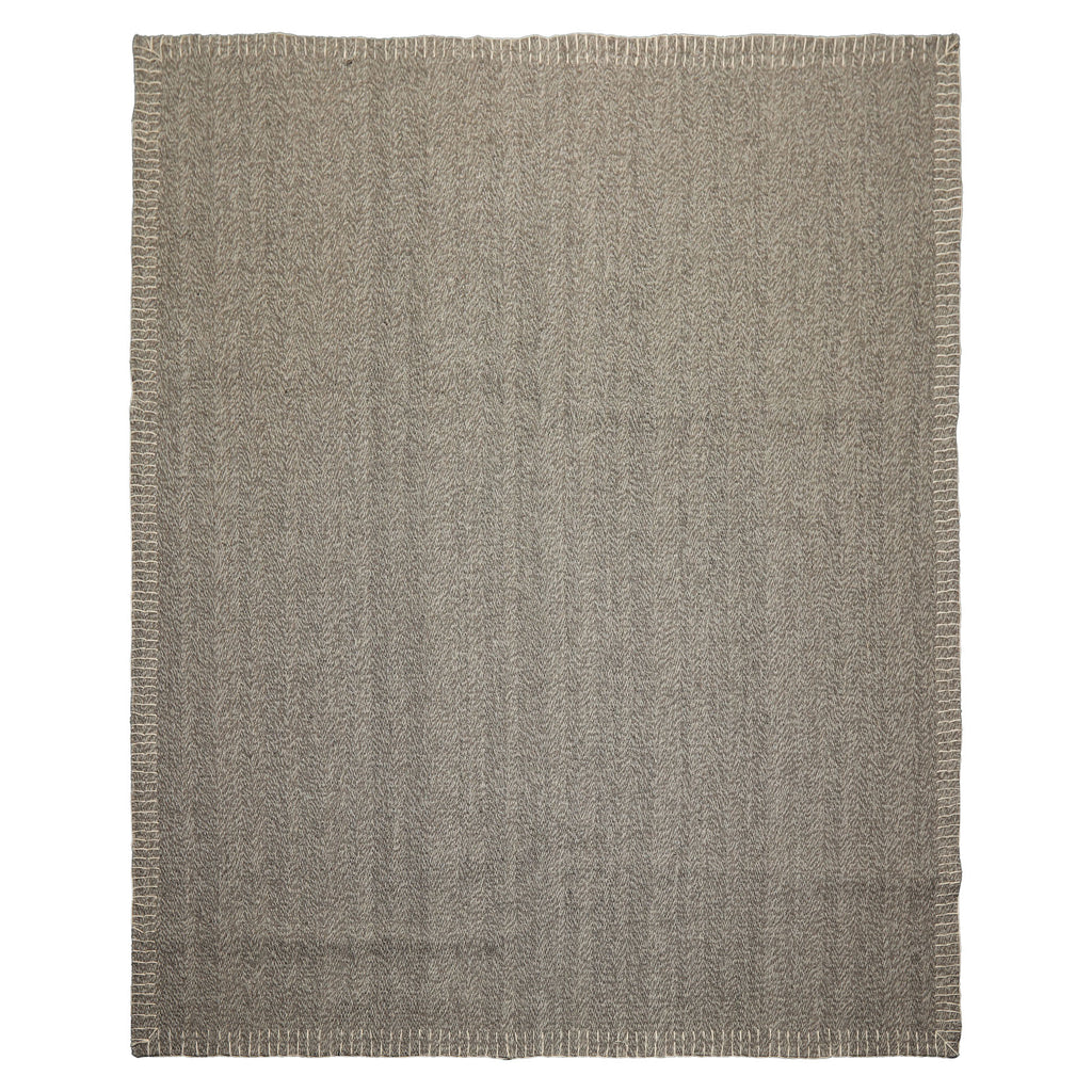 8x10 Taupe, Gray, Color Hand Woven Flatweave Wool Modern & Contemporary Oriental Rug