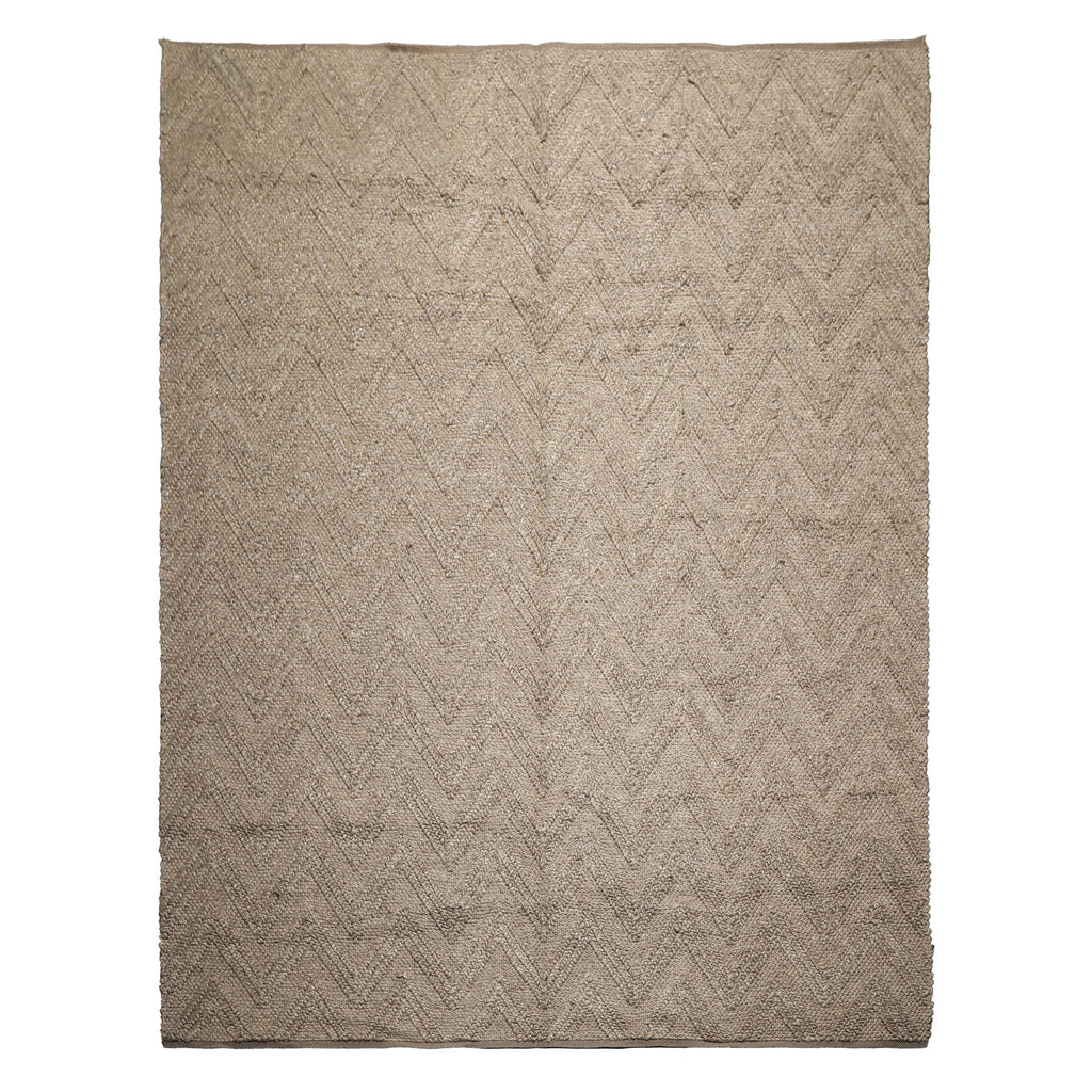 9x12 Tone on Tone Mocha, , Color Hand Knotted Tibetan Wool Modern & Contemporary Oriental Rug