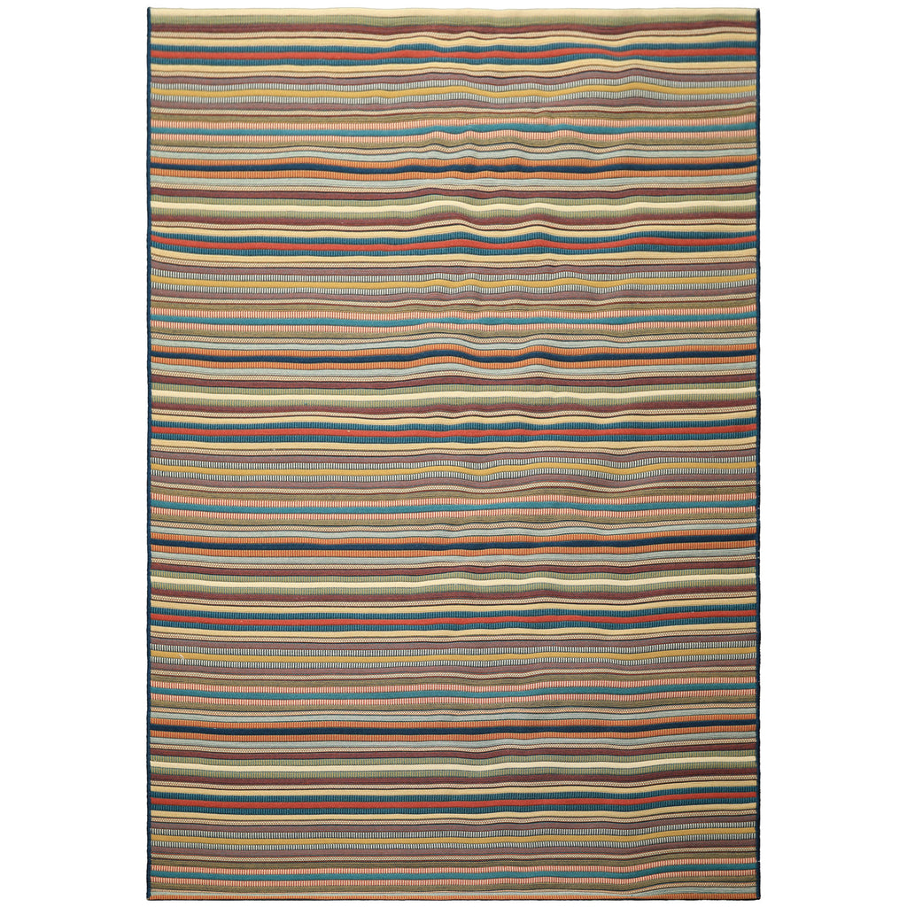 5x8 Ivory, Sage, Gold Color Machine Made  Cotton Wool & other Blend Modern & Contemporary Oriental Rug